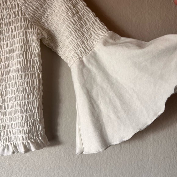 Jack by BB Dakota | Women's Show Off Smocked Off-The-Shoulder Bell Sleeve - Picture 3 of 6